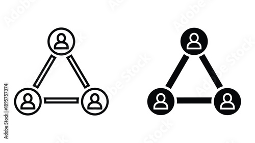 Team collaboration and network concept