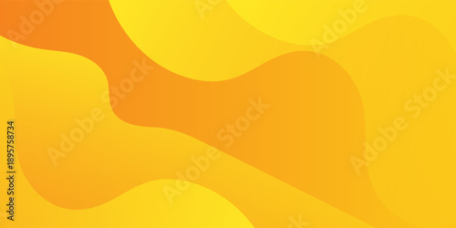 Liquid color background design. Yellow Fluid gradient shapes composition. Futuristic design posters. Eps10 vector