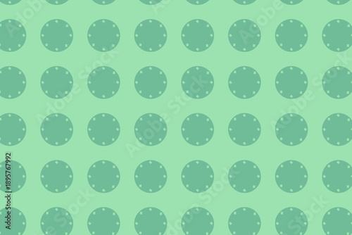Muted circular geometric soft mint background