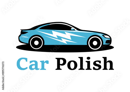 Car logo for car body polishing business which can also be used for other car businesses
