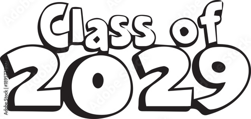 Beautiful happy new year 2029 text design