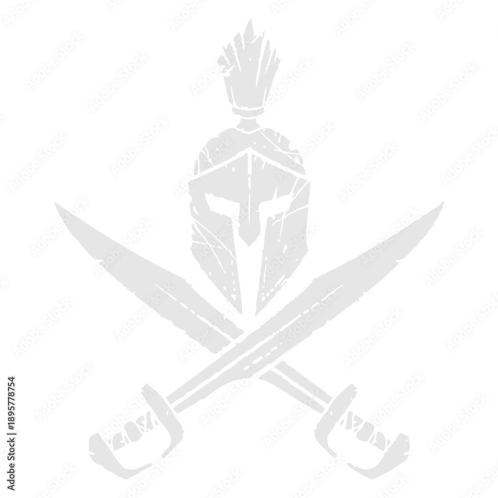 Fototapeta premium Spartan Warrior Emblem