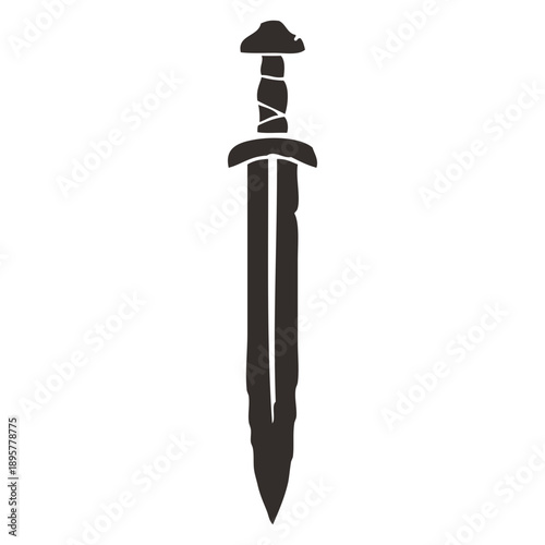 Ancient Sword Silhouette