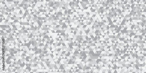 abstract geometric white and gray low polygon triangle vector paper wallpaper origami background. gradient grid creative digital business triangular low textile design.
