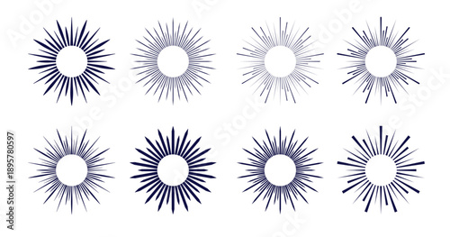 sunburst vector illustration