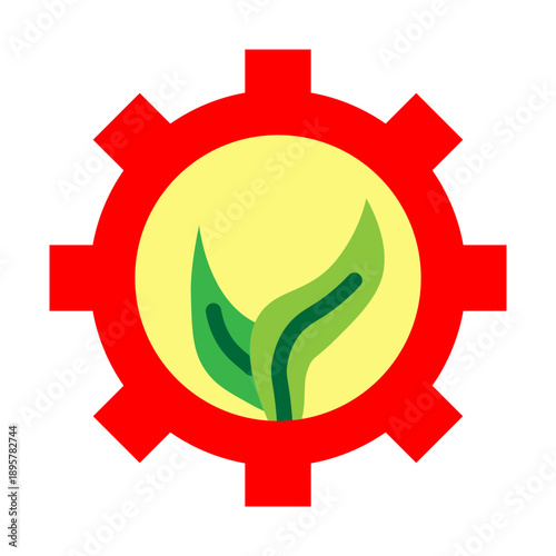 Bioengineering Vector Flat Icon Design