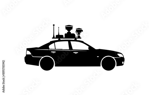 Police Car Vector Illustration