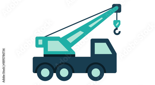 Construction Crane Vehicle Lifting Equipment For Heavy Duty Workload