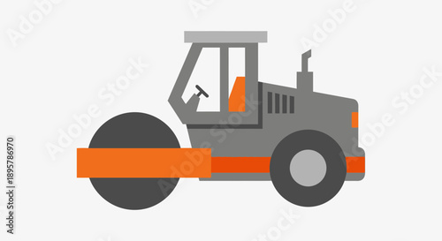 Compactor Machine For Road Construction And Paving Projects