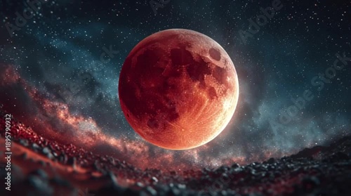 earth and moon