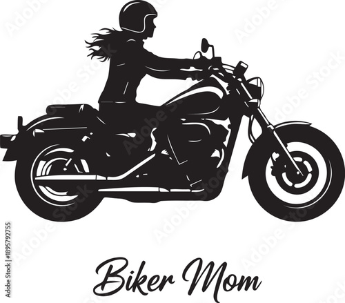 Family dining room scene showing a mother and two children enjoying a meal together at a table, black silhouette vector