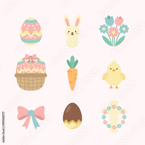 happy easter christian good friday flat design edition can be used for poster, social media post or etc
