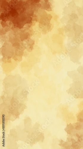 A low-saturation gradient background color, decorated with gold, red or ink-w...