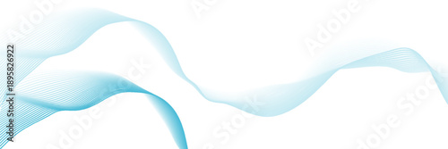 Abstract blue background with flowing lines for futuristic concept. Dynamic waves. vector illustration.eps 10