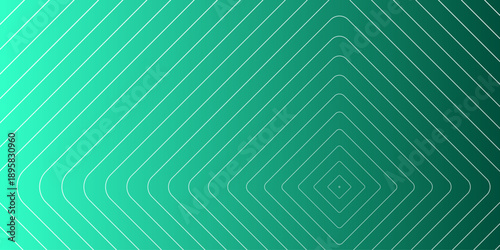 Teal gradient geometric pattern with concentric diamond shapes, for background or website header, vector