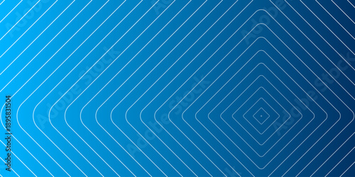 Photos Gradient blue concentric diamond pattern vector background for website or banner