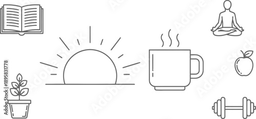 Healthy lifestyle elements for a balanced life