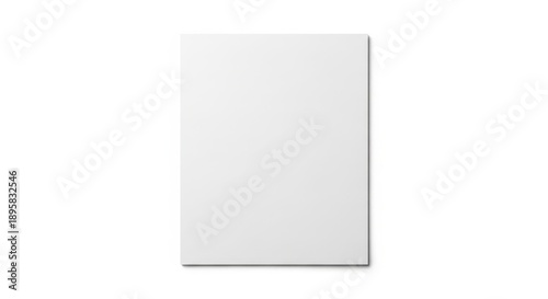 Blank white canvas on a white background, ready for painting.