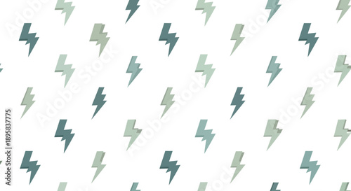 Repeating lightning bolt pattern in muted pastel colors, graphic design element