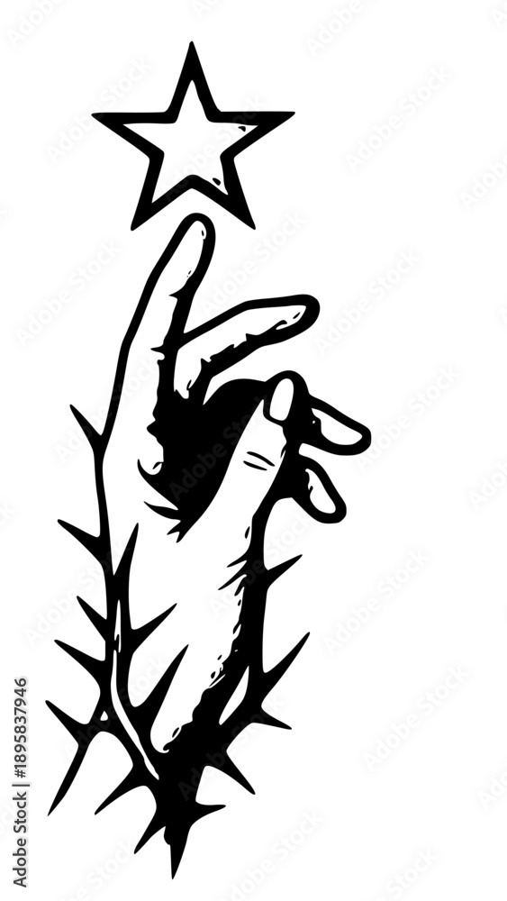 Fototapeta premium Snake coiled in dynamic pose with black and white pattern