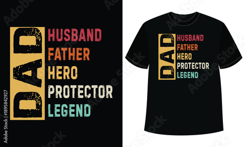 Dad Husband Father Hero Legend