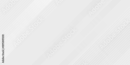 Modern abstract white backdrop with elegant shape design. Abstract white geometric shape background. Modern square shape graphic elements. Horizontal banner template.