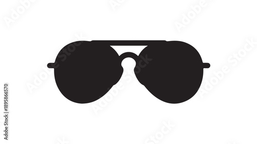 Sunglasses Silhouette Modern Black Matte Minimalist Fashion Accessory