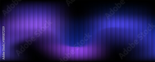 Ribbed fractal glass texture with dreamy purple and black gradient, futuristic elegant mysterious background, bold dynamic design blending bright colors with geometric symmetry, modern vector