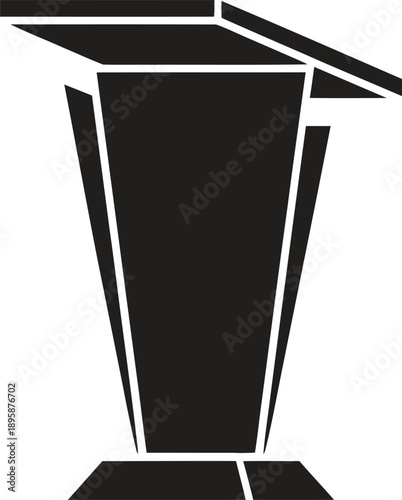 Lantern icon. Light source, vintage, decorative lamp. Vector illustration