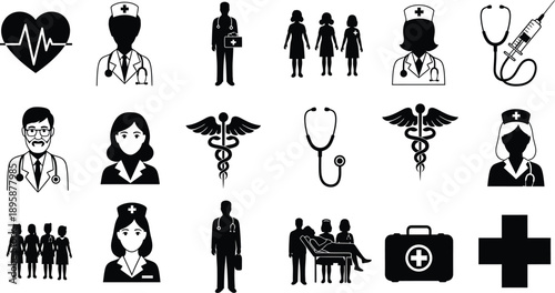 Medical and healthcare icons