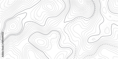 Topographic contour map. similarcartography illustration. Topography and geography map grid abstract backdrop.seamless cartography ware frame area contour topo grid map. 