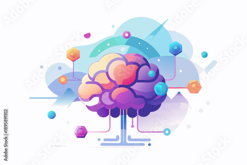 dreamy abstract brain creative intelligence