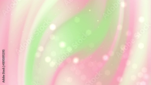 Abstract geometric pattern in pink, green, and white. Suitable for backgrounds, prints, packaging, and contemporary design projects that need a vibrant color palette.