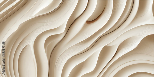 Luxury white wood texture background featuring a golden silk pattern with soft cream satin waves and a shiny liquid gold textile design for a decorative cloth backdrop