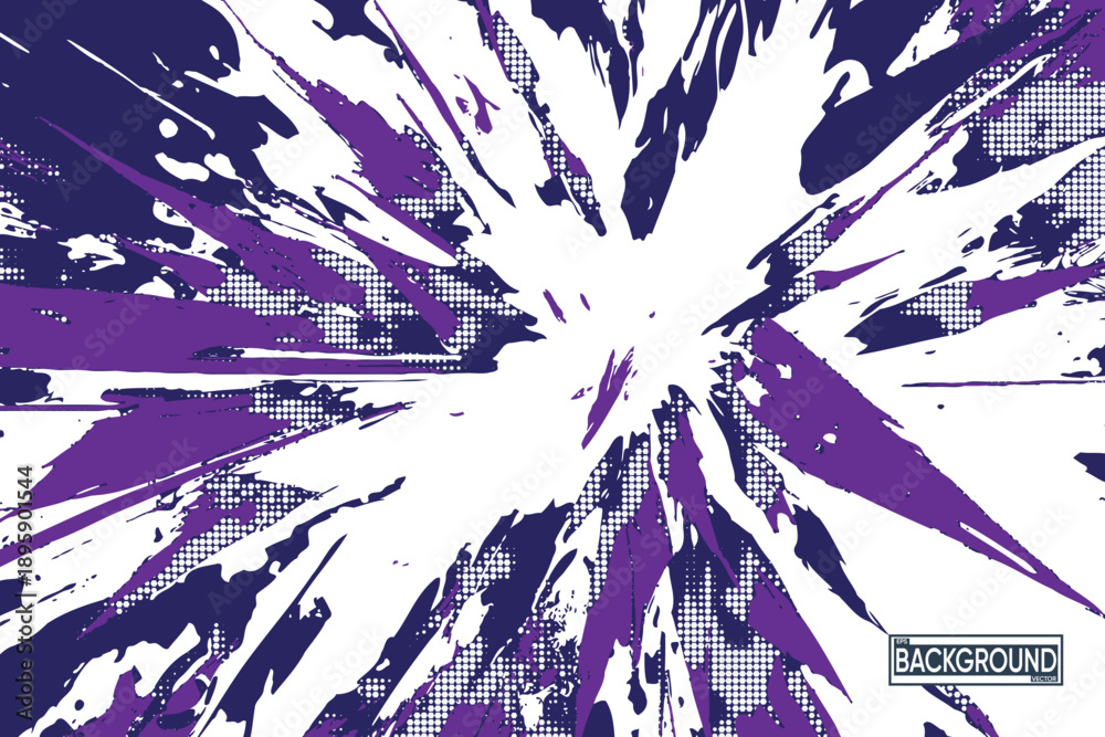 custom made wallpaper toronto digitalEnergetic Purple Grunge Splatter Explosion