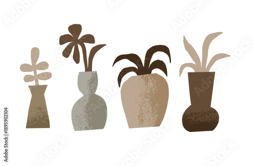 Ceramic classes vector illustration. Pottery workshop poster. Hand drawn texture ceramic vase. Art school and pottery studio