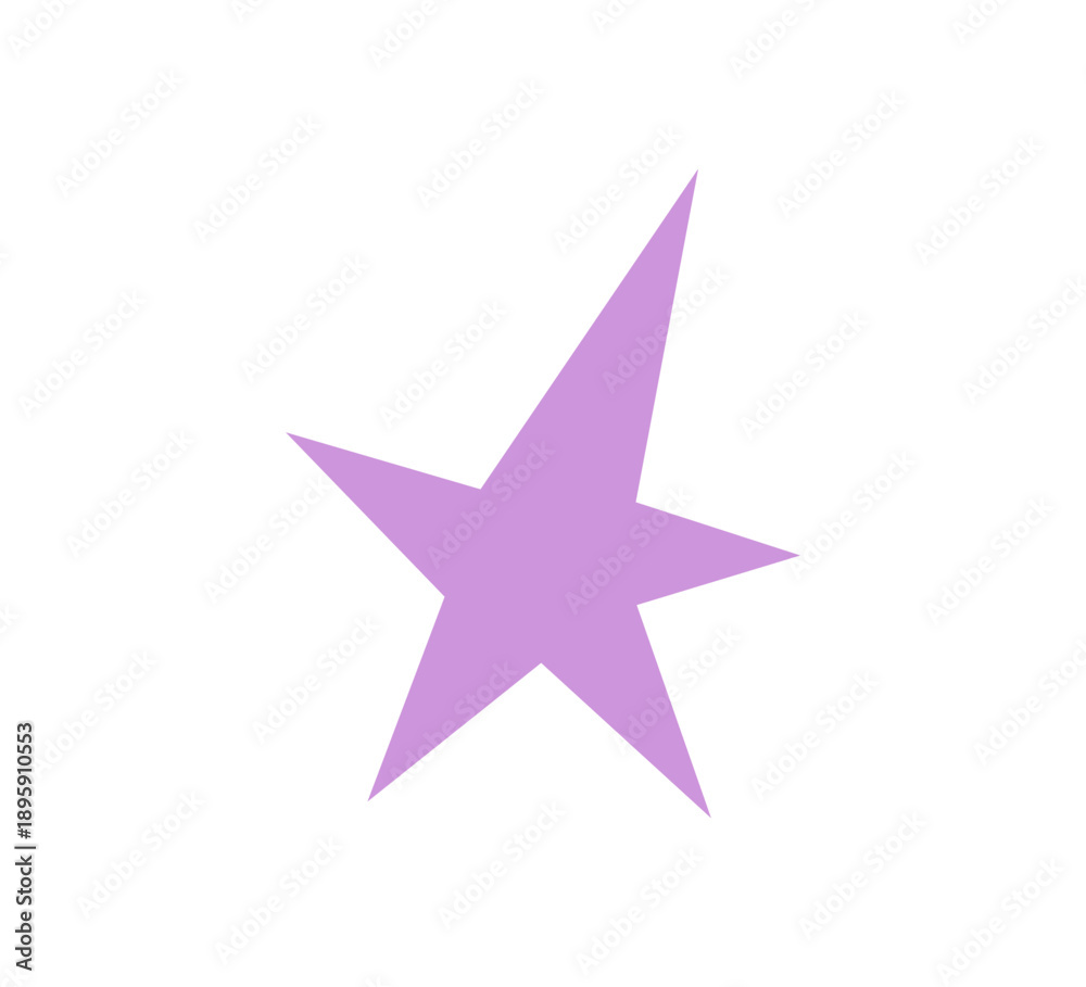 Fototapeta premium Irregular star shape icon. Abstract starburst symbol. Comic burst sticker. Graphic design collage element. Spiky cartoon figure. Vector illustration isolated on white background.