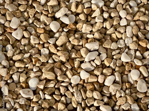 Warm pebbles stones for background