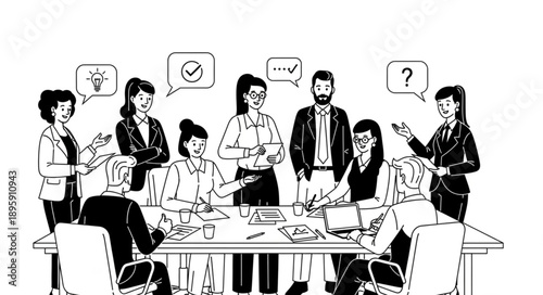 business people on the background of the world map