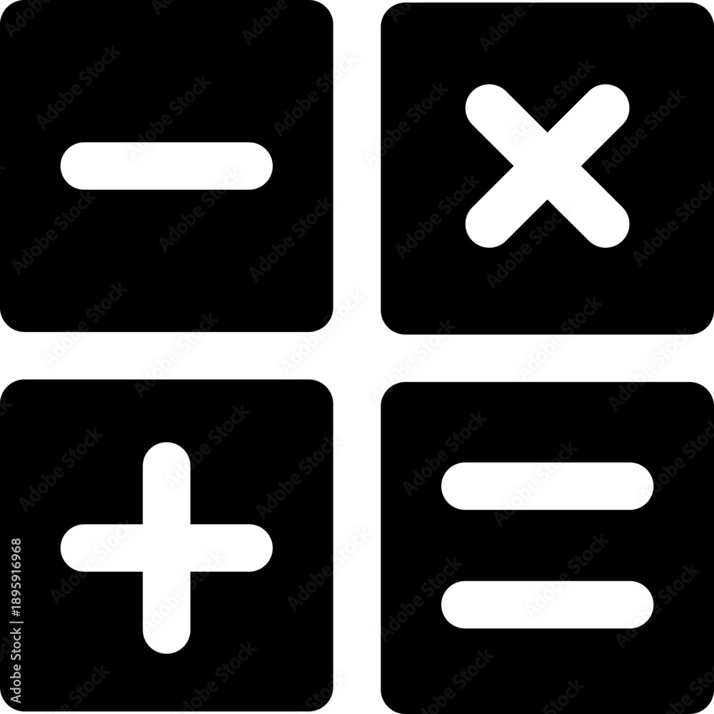 Fototapeta premium Math signs