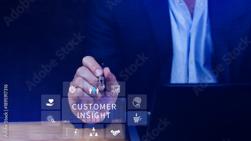Fotografia Customer insight marketing concept