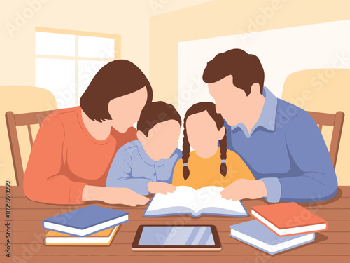 family learning togather