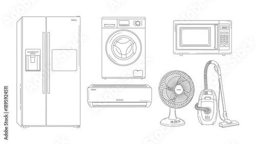 Essential Home Appliance Lineup: A curated selection of modern appliances, designed to elevate comfort, convenience and daily living.