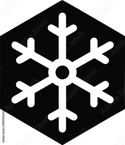 perishable goods ice cube symbol silhouette vector illustration on transparent background