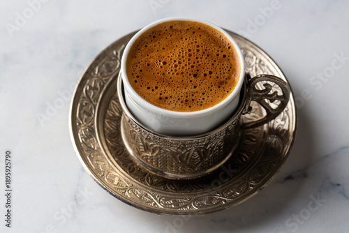 A cup of Turkish coffee or ...
