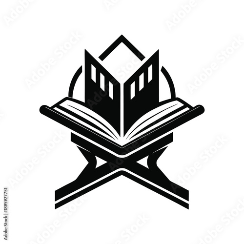 Islamic Education and Modern Architecture Logo Icon
