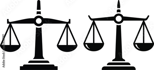 Balanced scales of justice symbolizing fairness and equality