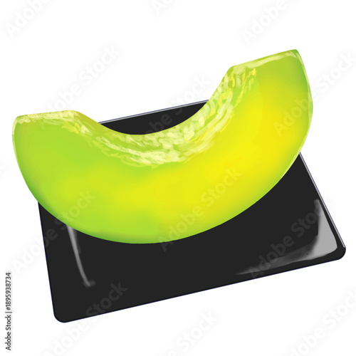 メロン_農業_フルーツ_デザート_ベクターイラスト