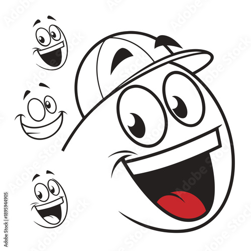 smiley face with smile