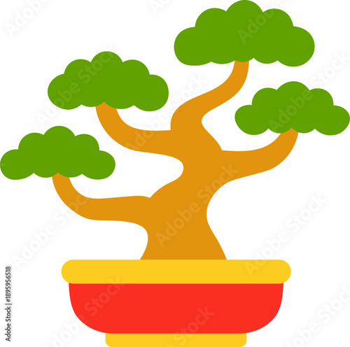 Bonsai Flat Icon